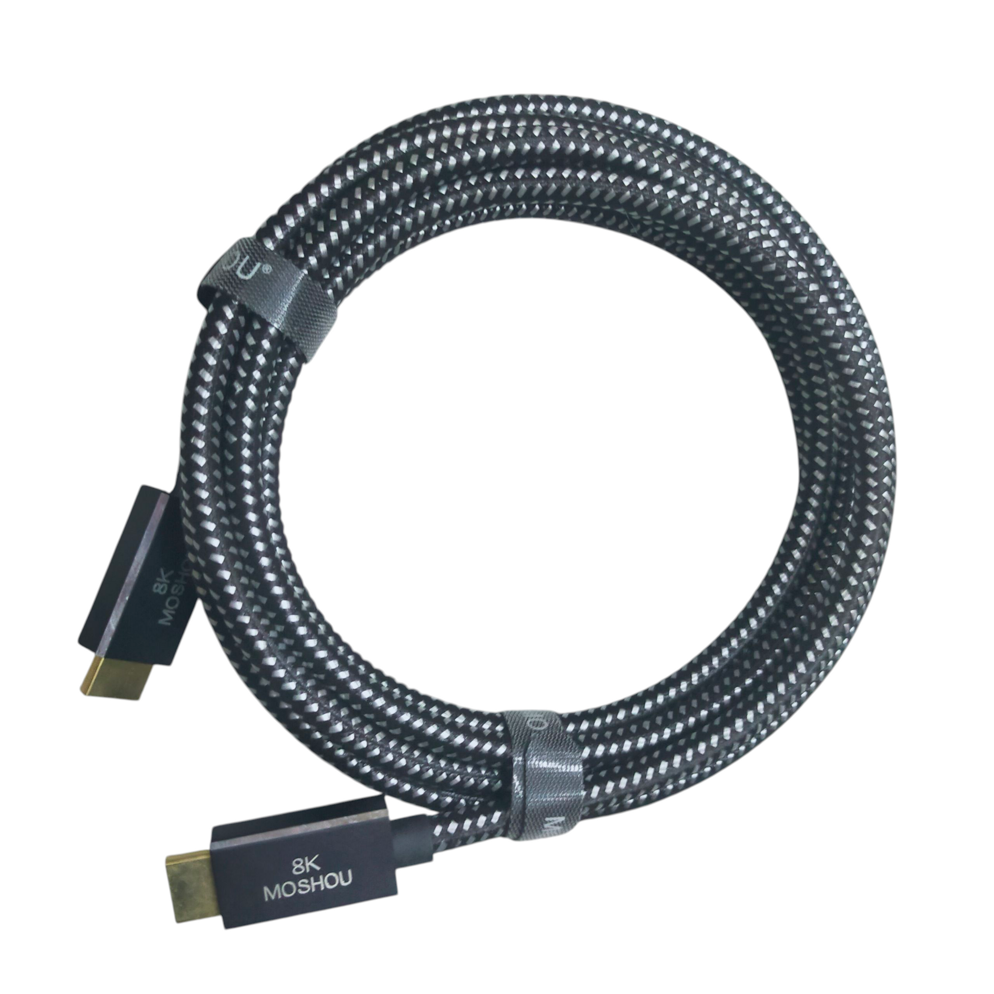 High-Speed HDMI Grippes Cable with Durable Braided Design for 8K Video Support