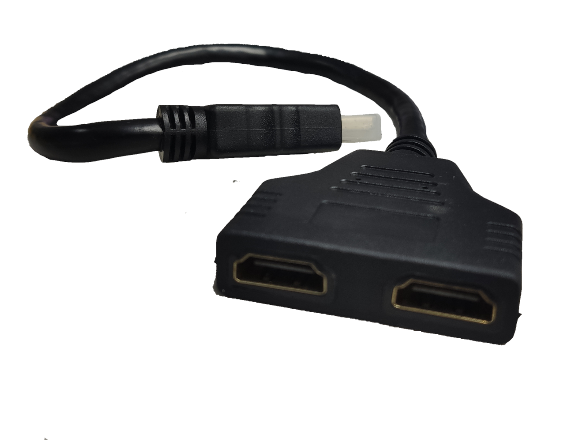 HDMI splitter 1 to 2 cable adapter for connecting two displays to one HDMI source