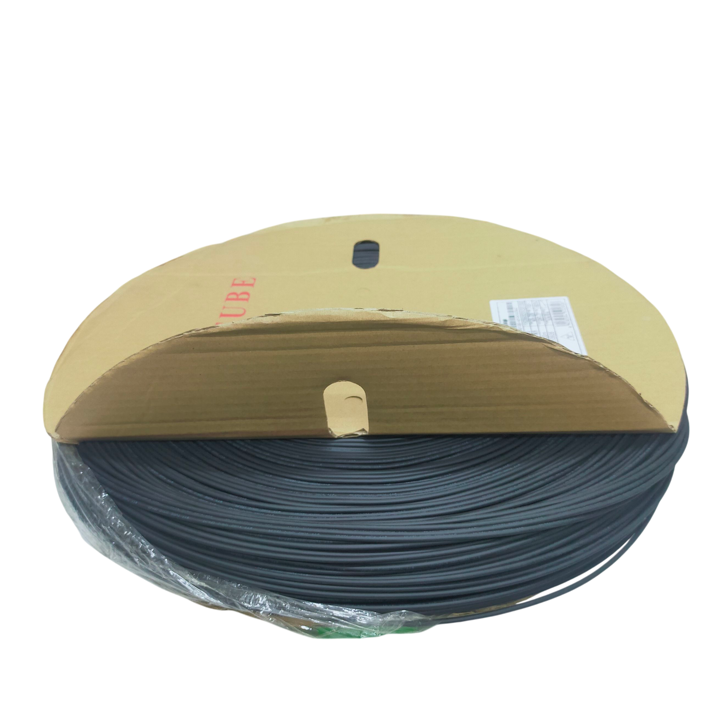 Heat Shrinkable Tube Black-2mm spool for cable management from China, neatly coiled with cardboard holder