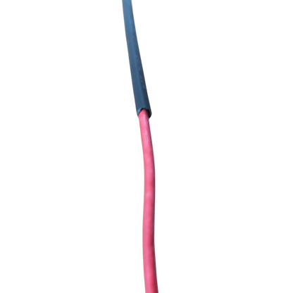 Heat Shrinkable Tube Black-2mm covering red cable for cable management and insulation