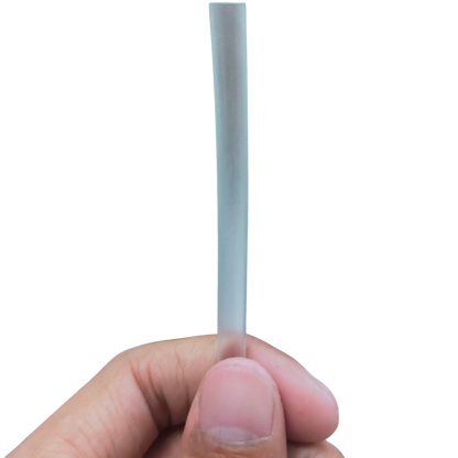 Clear Heat Shrinkable Tube held between fingers for cable management from China