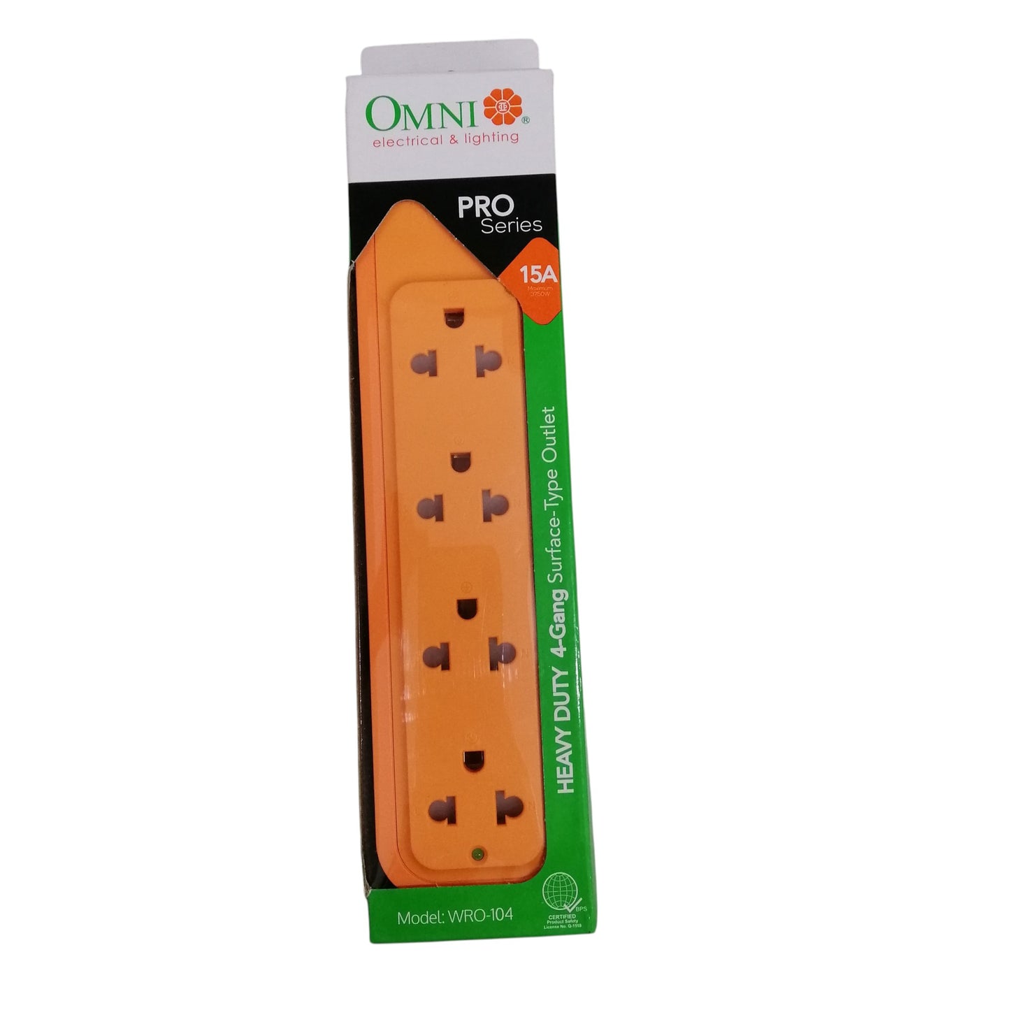 Omni Extension Outlet 4 Gang Heavy Duty Surface Type WRO-104 4