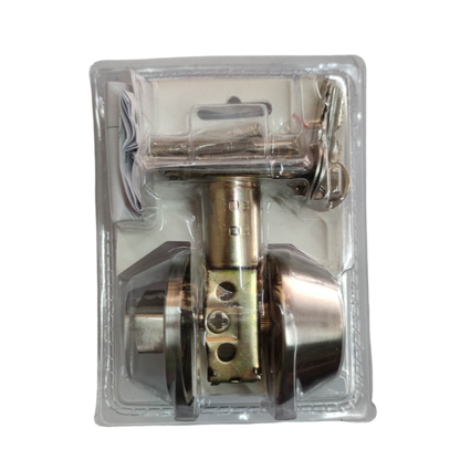 Herks HL3001SS security door lock in packaging with installation hardware and keys included