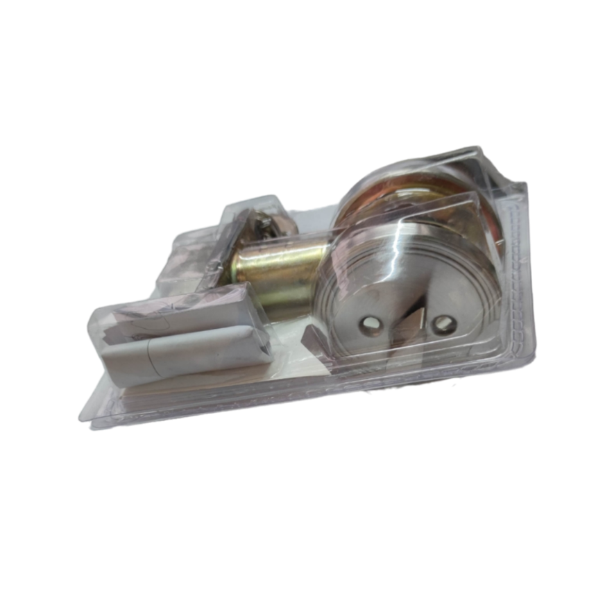 Herks HL3001SS security door lock in packaging, featuring durable materials and modern design