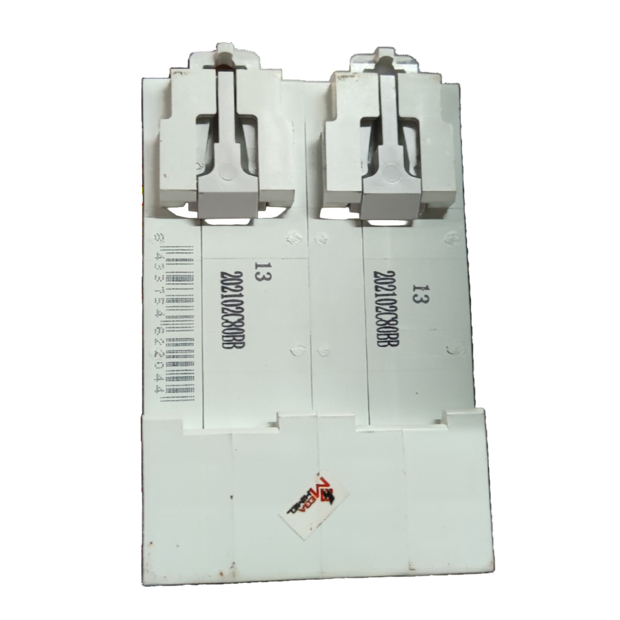 Himel 80A 2 Pole Miniature Breaker 10 Kaic white two pole DIN rail module with dual toggles