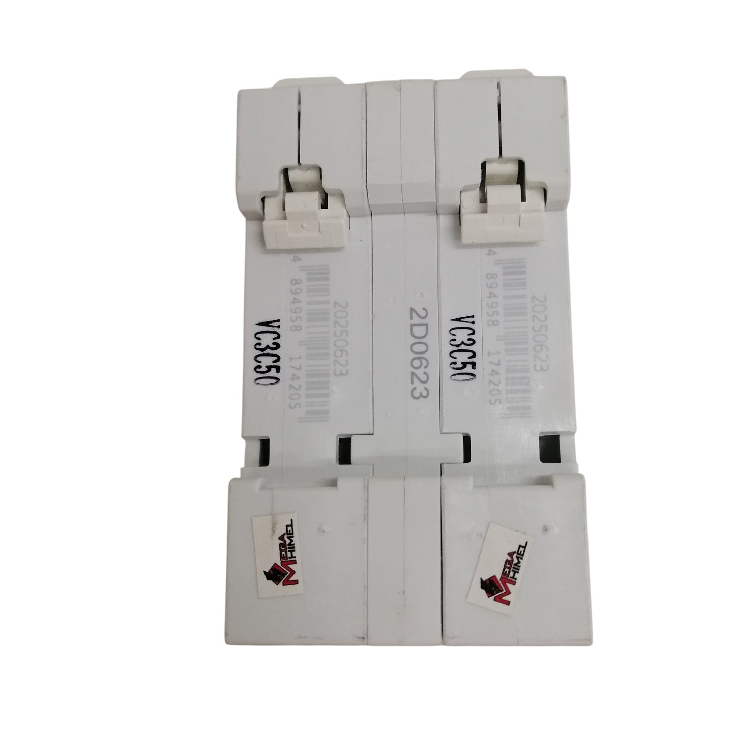 himel manual transfer switch 50a white dual pole circuit breaker module for residential power transfer