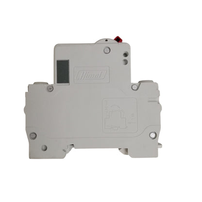 Himel manual transfer switch circuit breaker DIN rail mount white plastic housing