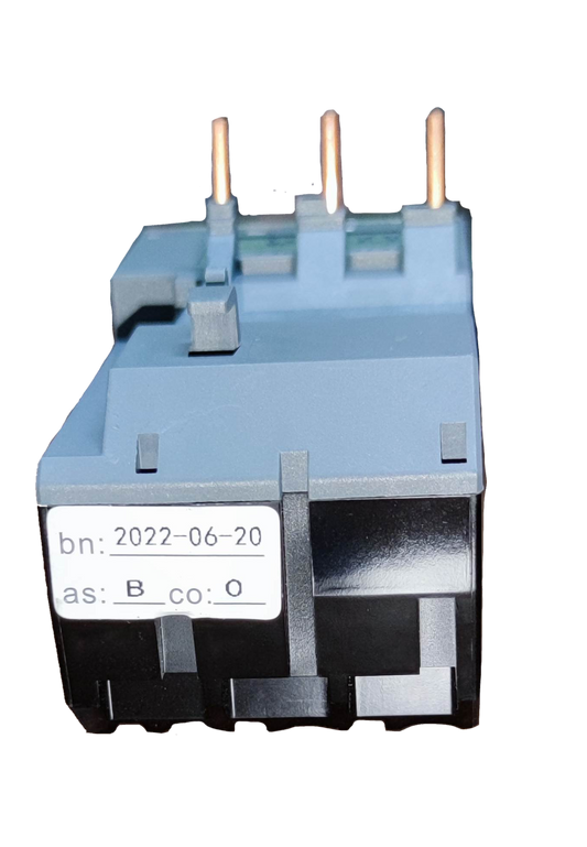 Himel Overload Relay 17-25A power point with three copper terminals and black base