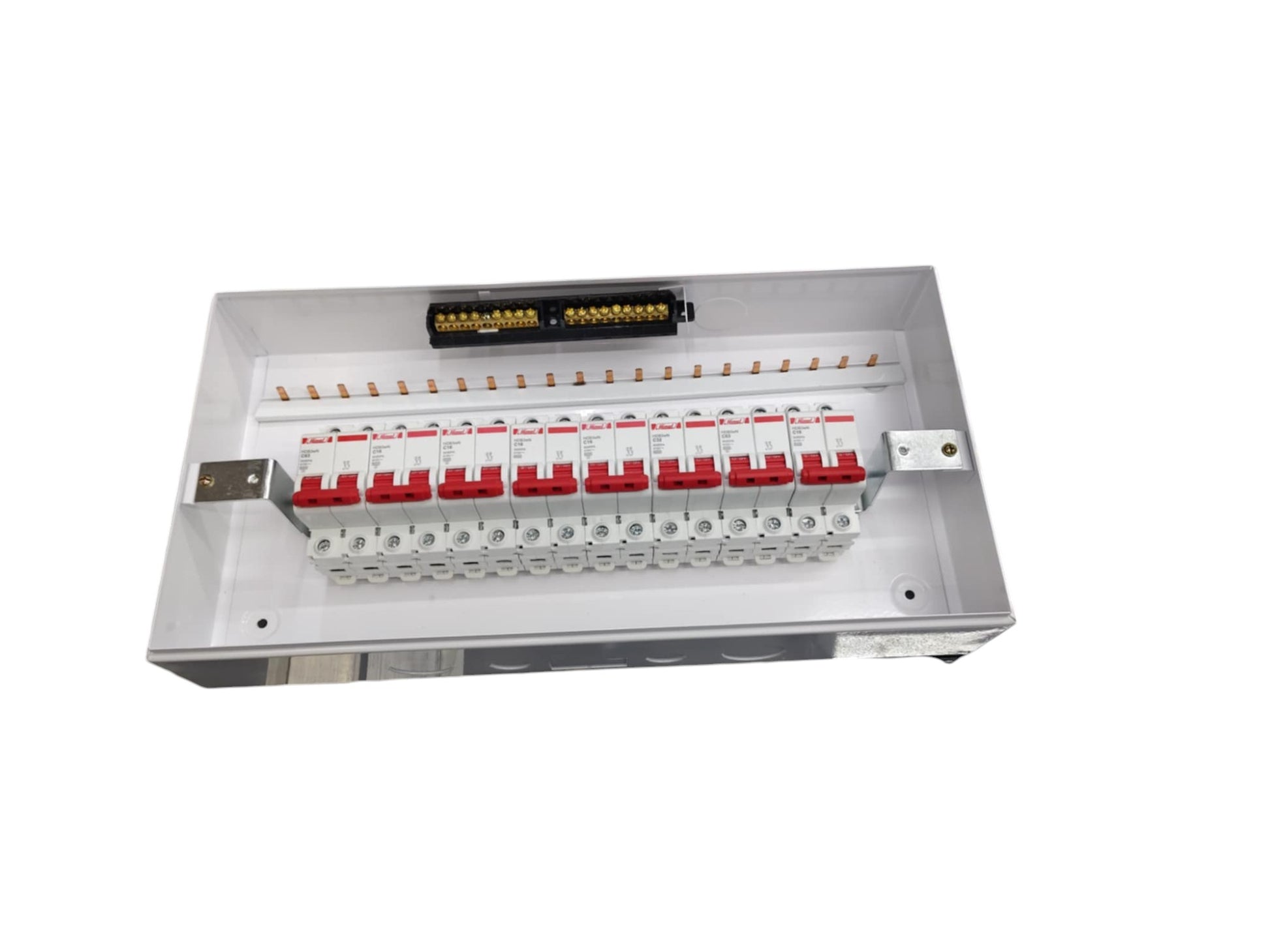 Himel panel board 63A 2 pole electrical circuit breaker panel with multiple switches