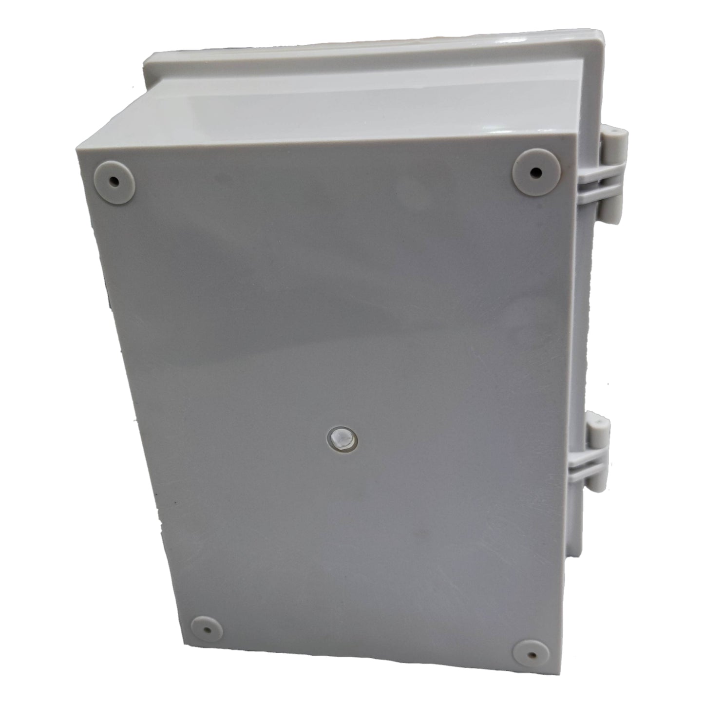 Grippes hinged outdoor junction box 21x16x9cm with durable plastic casing for electrical connections