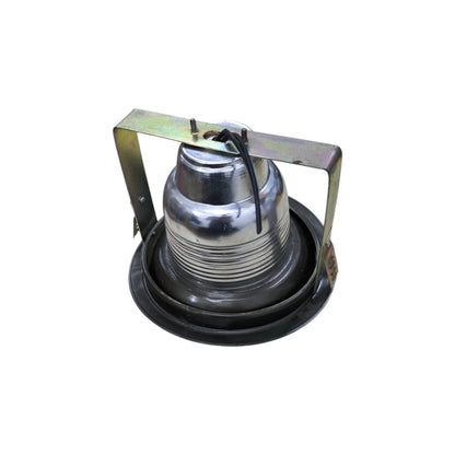 Local recessed ceiling Down Light Fixture Silver Grey E27 with adjustable bracket and metal housing