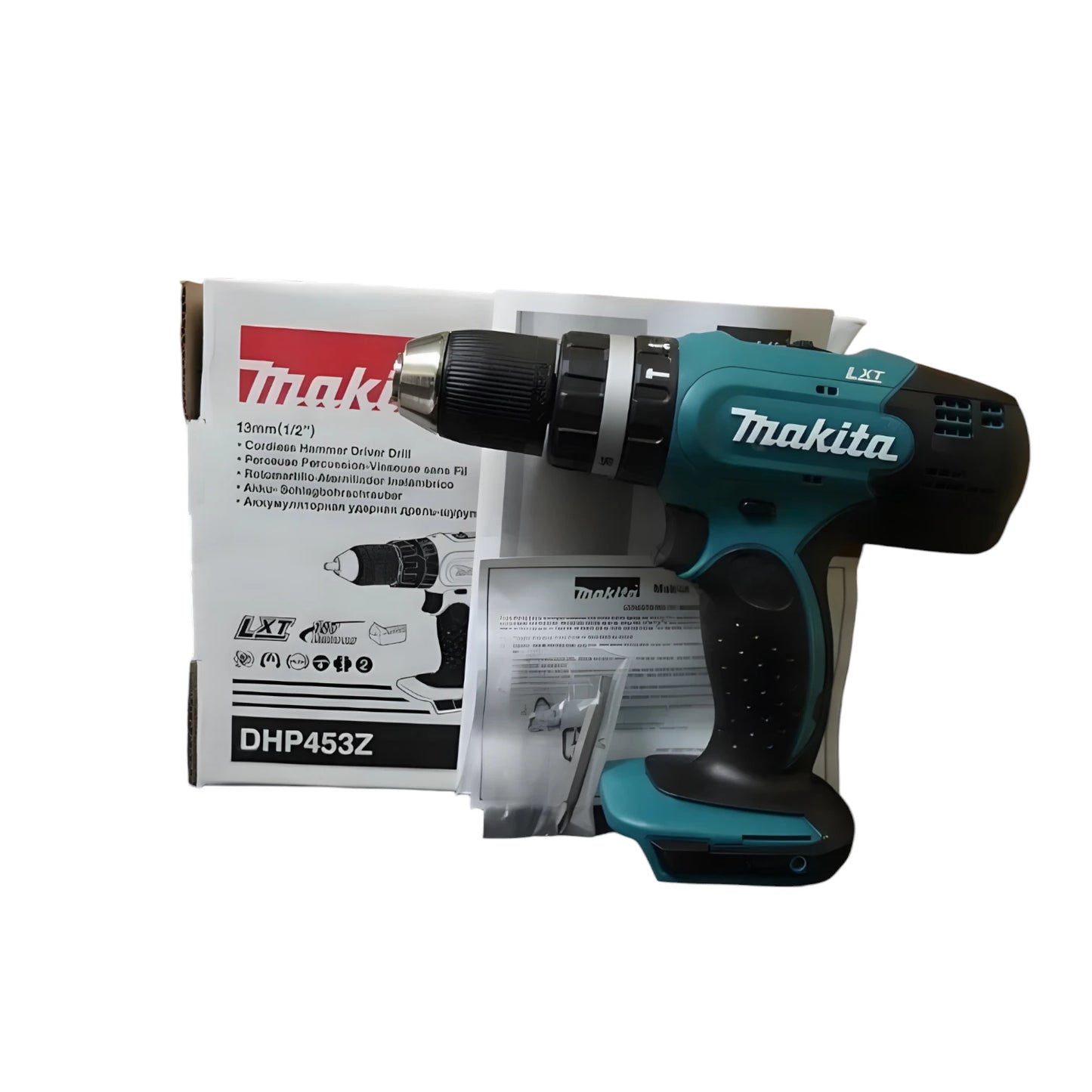 Makita Cordless Hammer Drill Driver 18V LXT Series (Unit Only) DHP453Z Battery Sold Separately