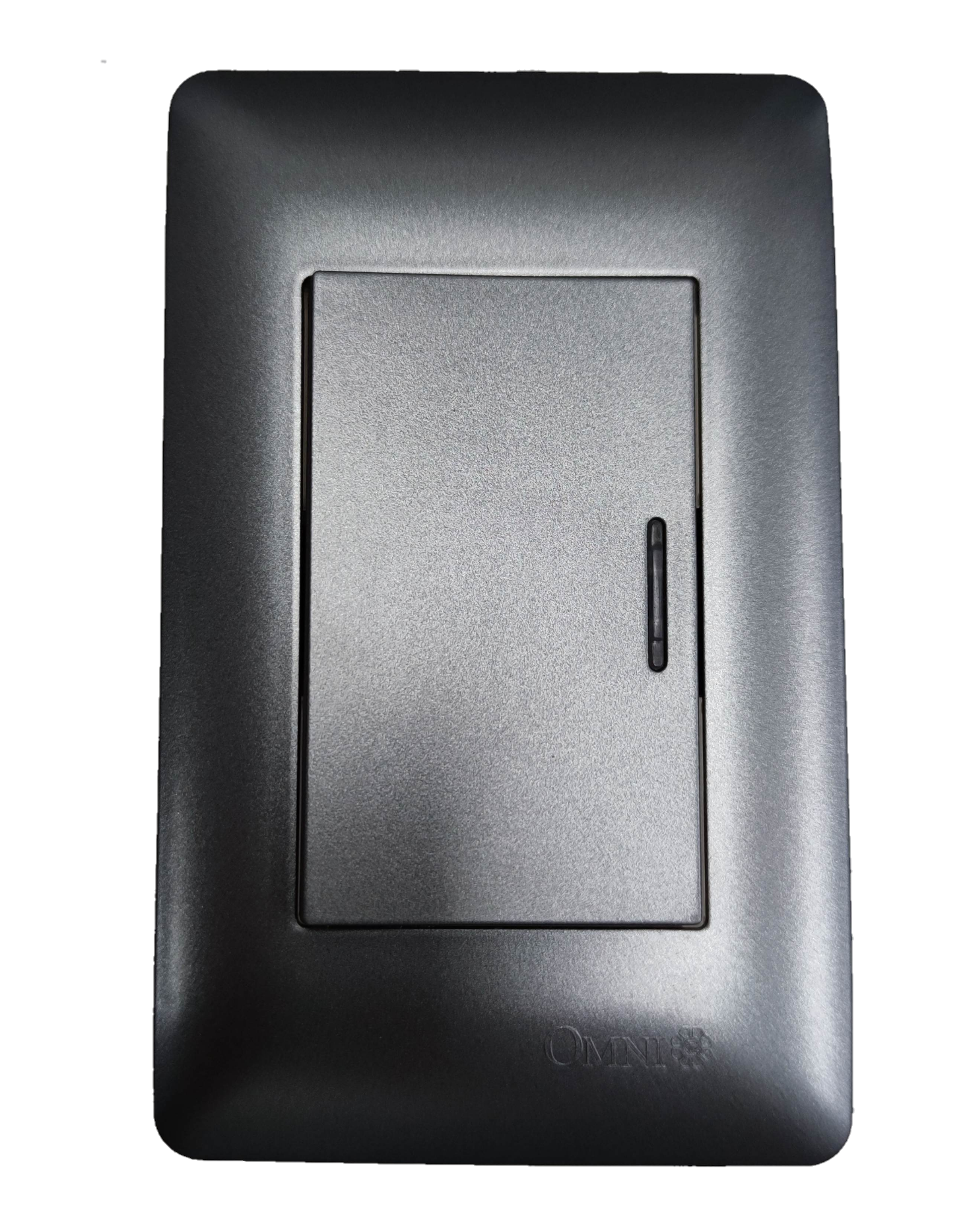 Omni illuminated rocker switch 16A 250V in sleek gray finish for easy control and visibility