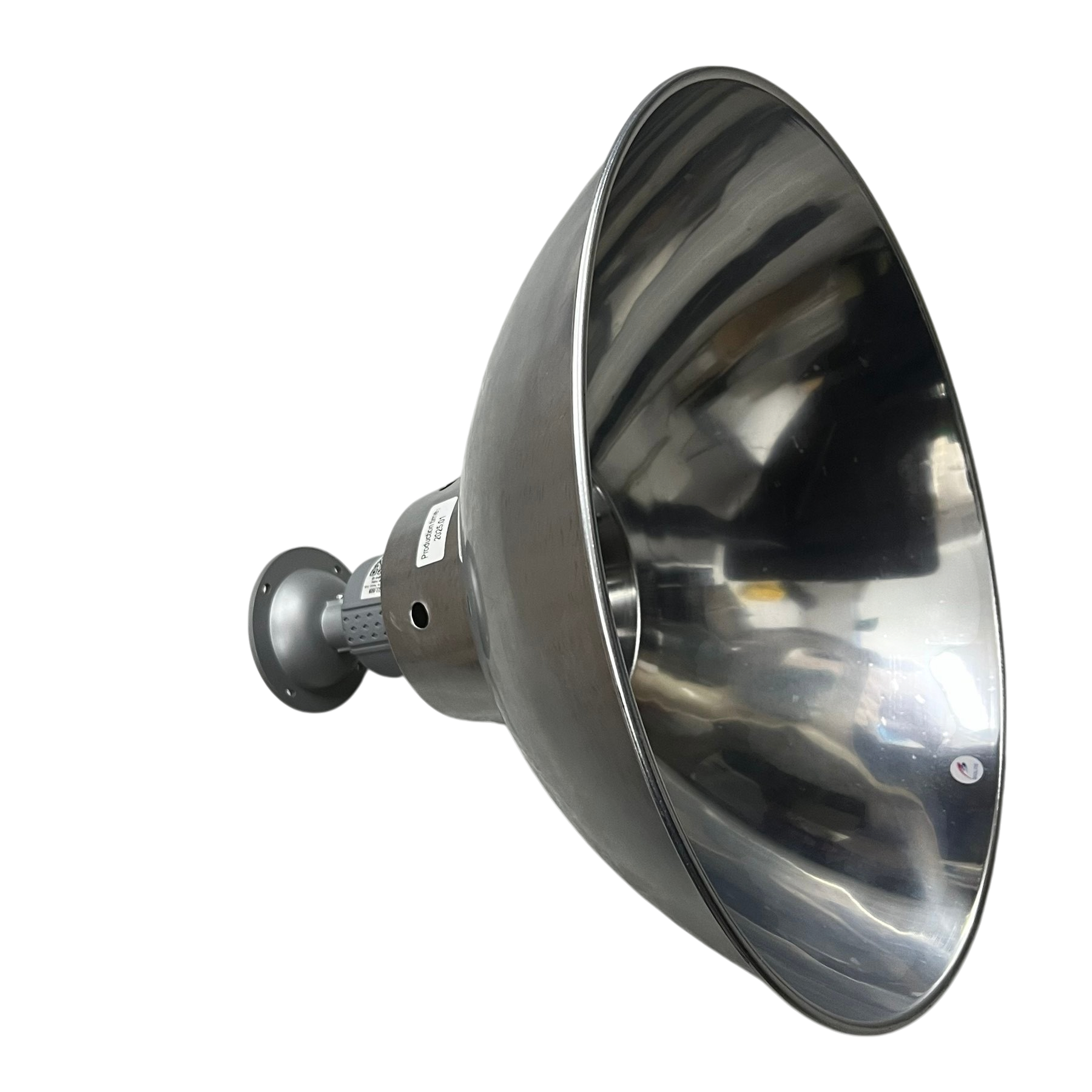Biglite Omni 14 Inch aluminum reflector light industrial high bay pendant with polished interior for focused illumination