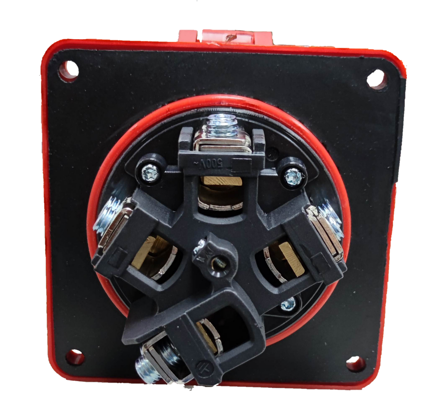 Grippes 3 phase 220V electrical industrial socket with sturdy industrial design and secure metal contacts