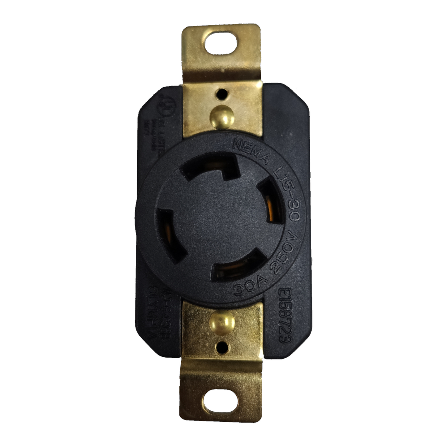 Grippes 30A Twist Lock Outlet 3P+E (4P) 250V (NEMA L6) WJ6436B, Twistlock