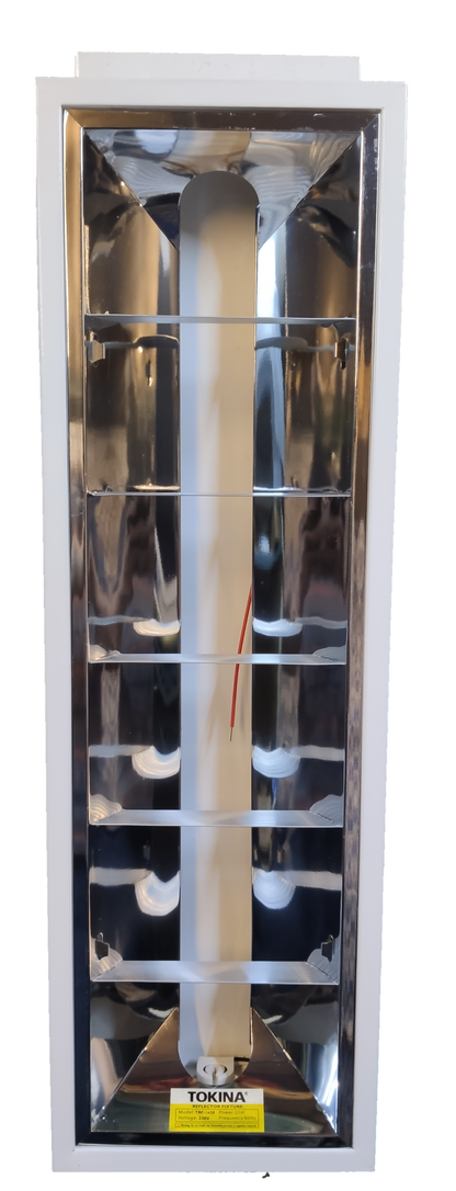 Tokina industrial aluminum reflector light with rectangular design and reflective interior for lighting installation