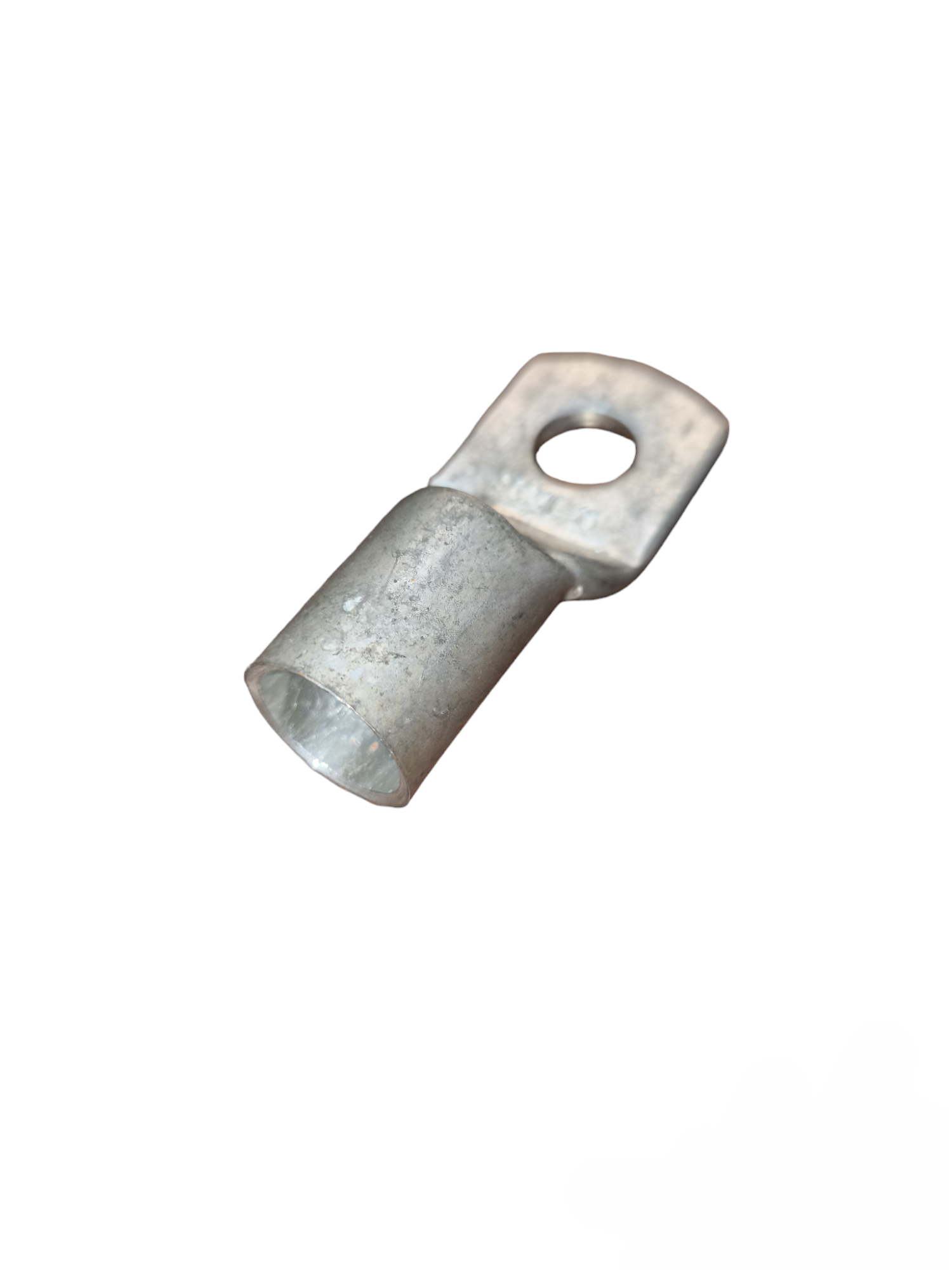 Silver metal cable lug 240-16 for industrial electrical connections and wiring