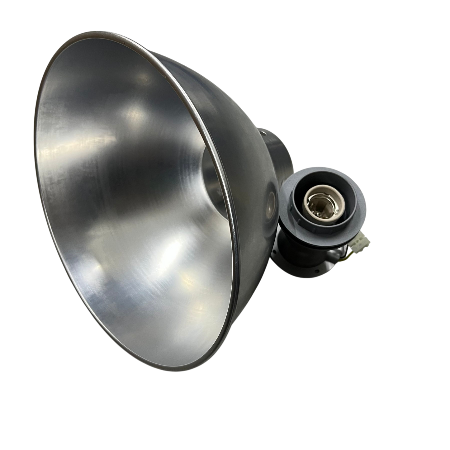 12 Inch aluminum reflector with E27 socket. Biglite Omni industrial lamp shade for pendant lighting