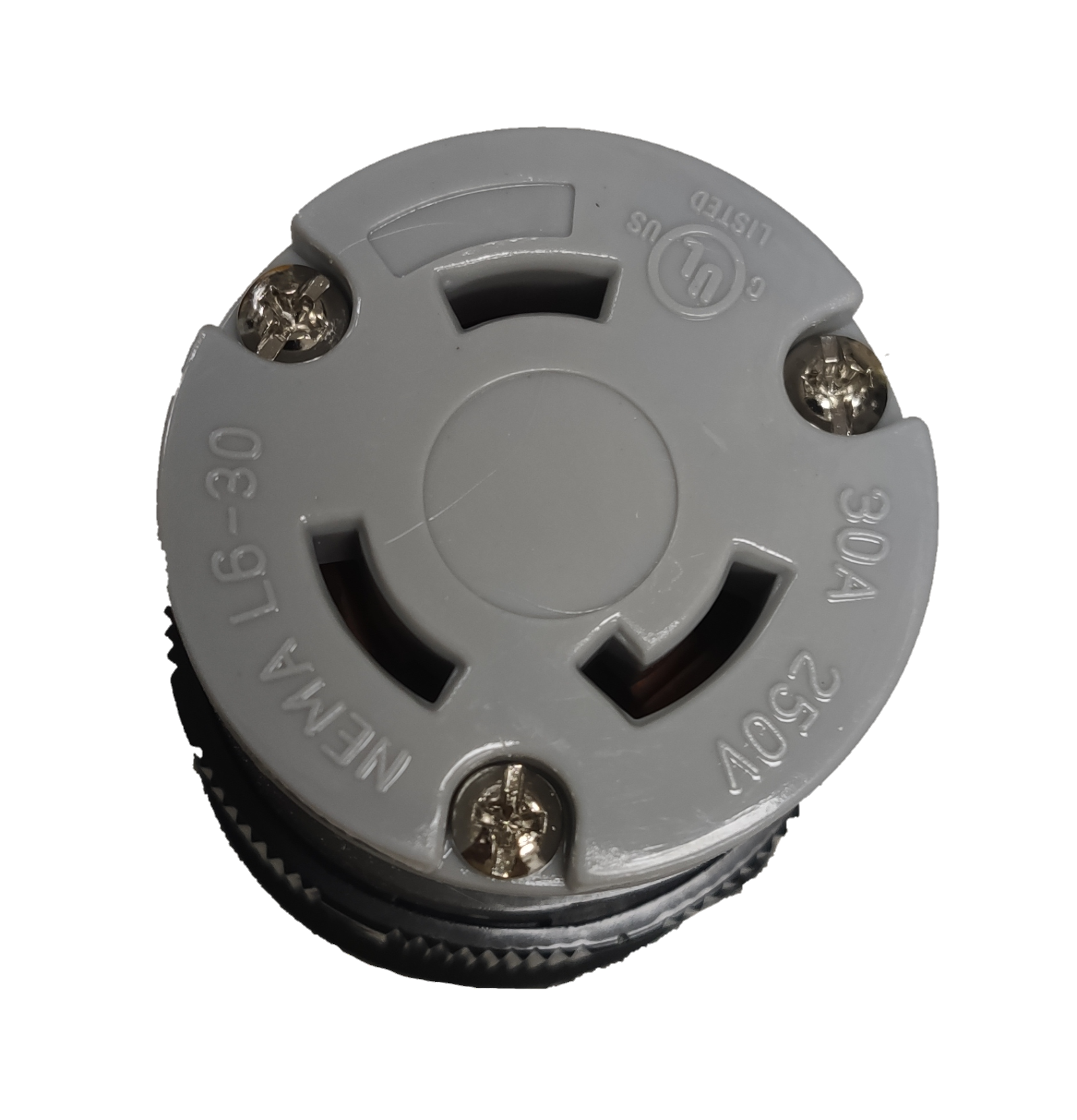 Grippes NEMA L6-30C 250V industrial plug gray locking 30A power connector for commercial equipment