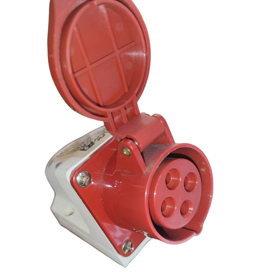 Surer 16A 3P+E Industrial Outlet 6h 4P 380-415V Wall Type IEC309-2 114 1913
