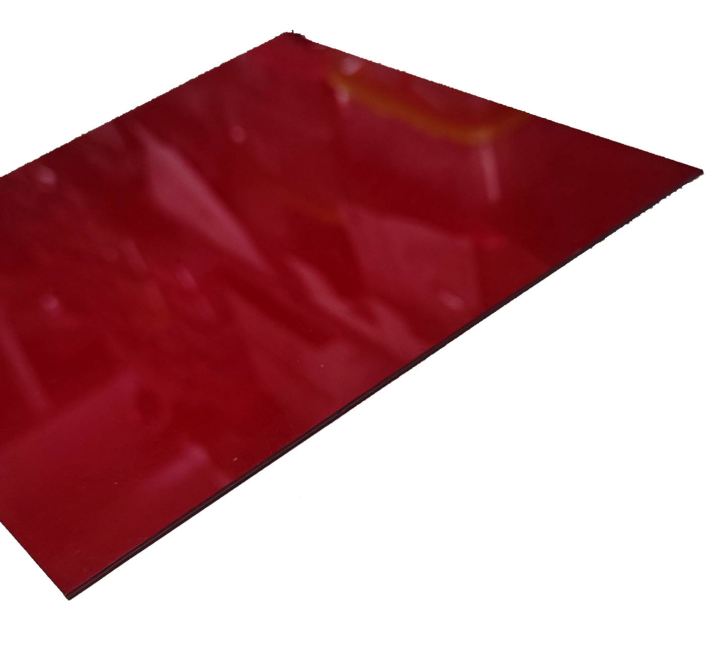 Industrial red acrylic filter sheet for enhancing light and visual effects in various applications
