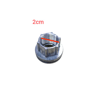 Water Tight Hub 20mm metal threaded flange with rubber gasket for waterproof pipe and hose fittings