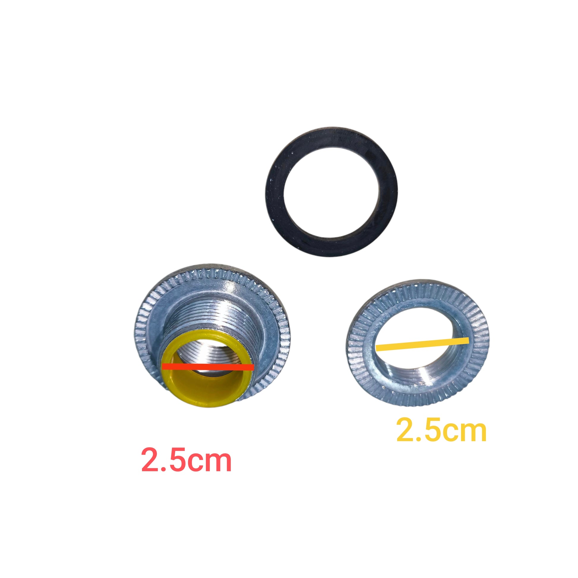 Water Tight Hub 25mm metal conduit fitting with rubber gasket for pipes hoses accessories China