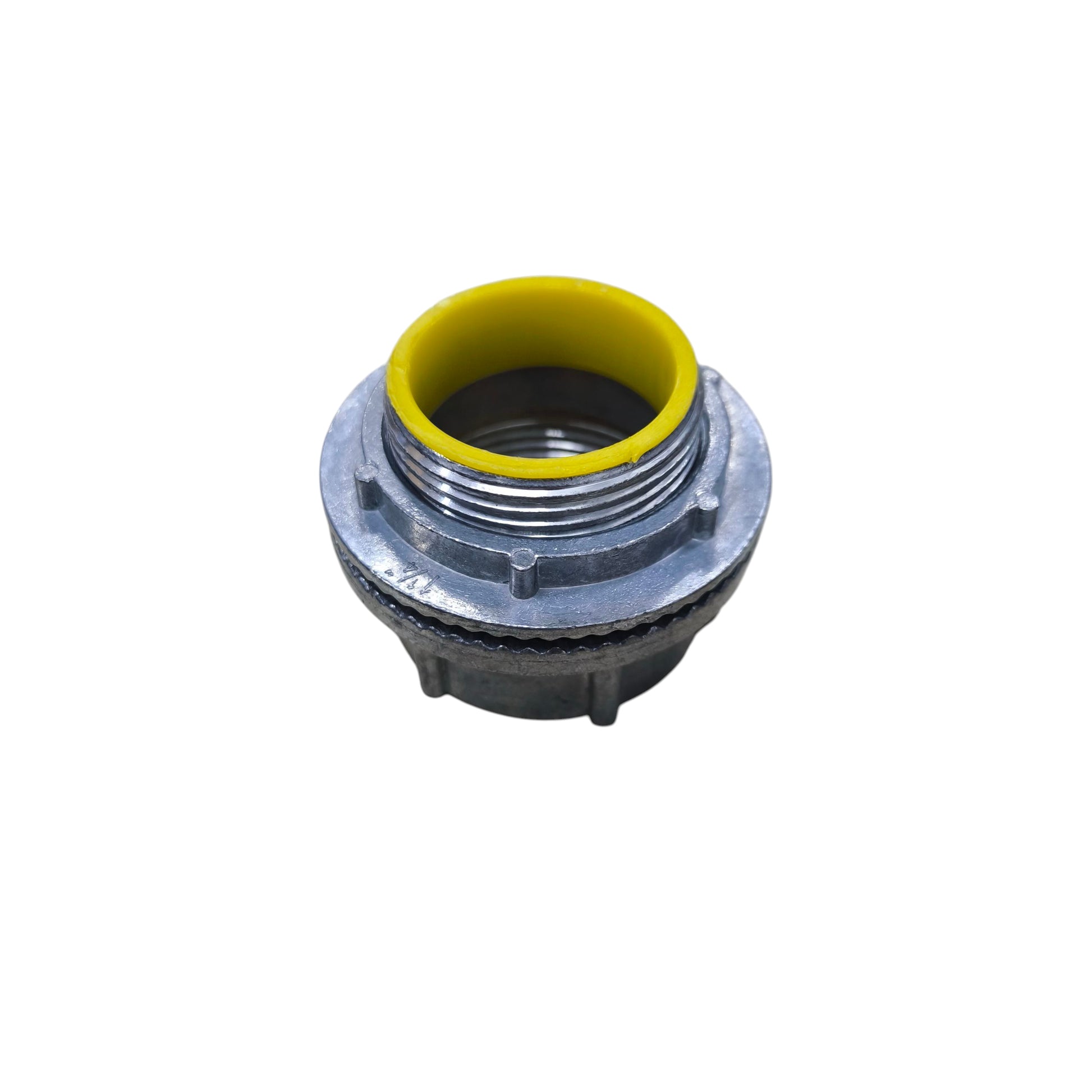 Water Tight Hub 40mm metal conduit connector with yellow gasket for pipes and hoses accessories from China