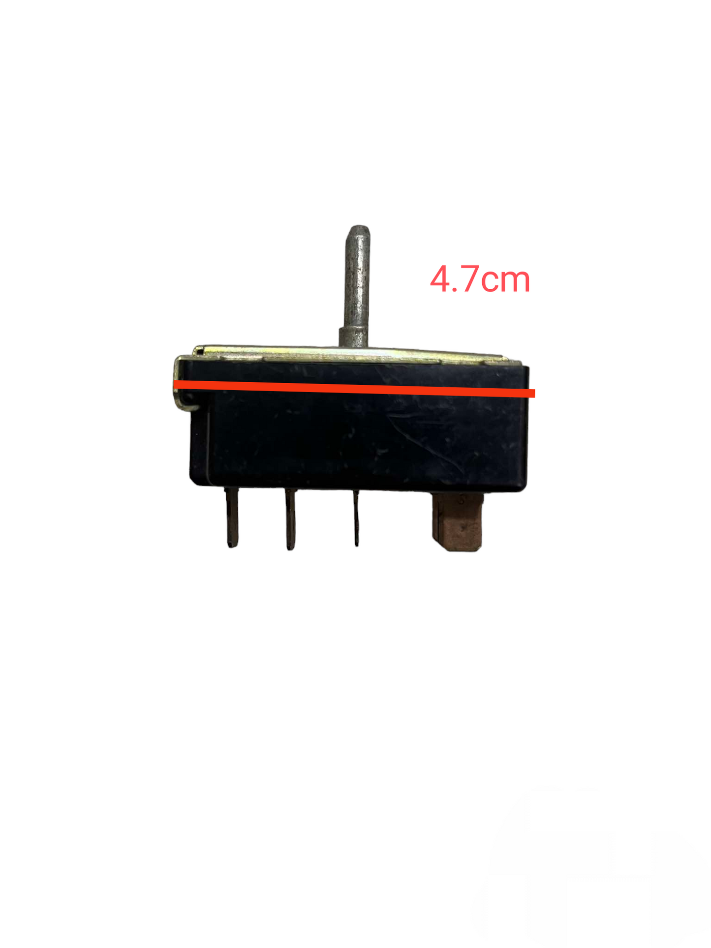 Infinite Switch 15A 250V stove control switch with metal shaft and three terminals
