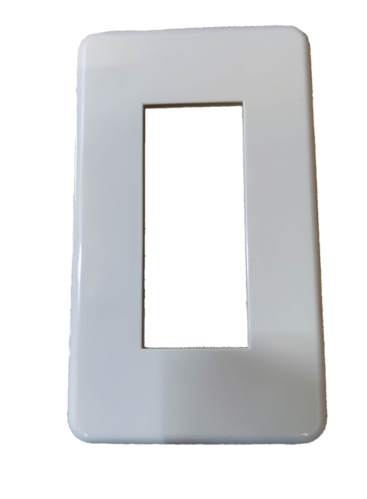 Jimbo 3 Gang Plate for Classic in sleek white design for electrical switch installations
