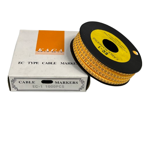 Cable management markers spool with 1000 pieces cable markers for organizing wires