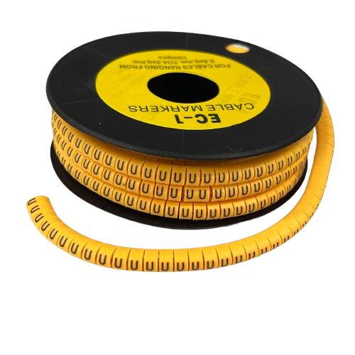Yellow cable management spiral wrap coil for organizing and protecting wires and cables