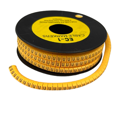 Yellow cable management spiral wrap coil for organizing and protecting wires and cables