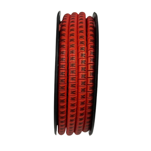 1000pcs Cable Marker Red - M for organized and efficient cable management solutions
