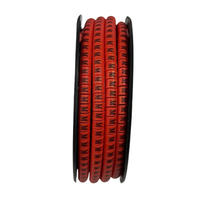1000pcs Cable Marker Red - M for organized and efficient cable management solutions