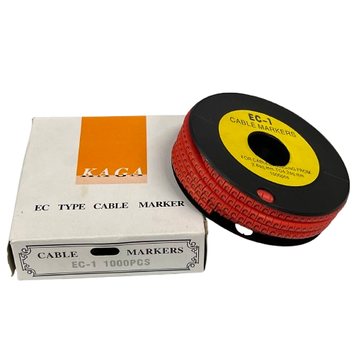 Grippes Cable Marker C - 1000pcs roll with packaging for organized cable management