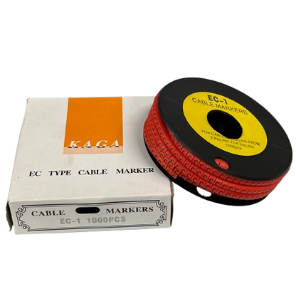 Grippes Cable Marker C - 1000pcs roll with packaging for organized cable management