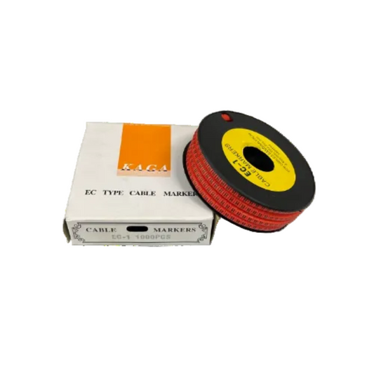 Grippes Cable Marker Red H - 1000pcs for effective cable organization and management