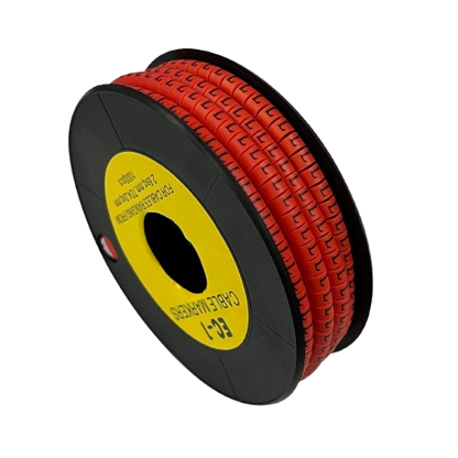 Grippes Cable Marker Red L - 1000pcs for organized and efficient cable management solutions.