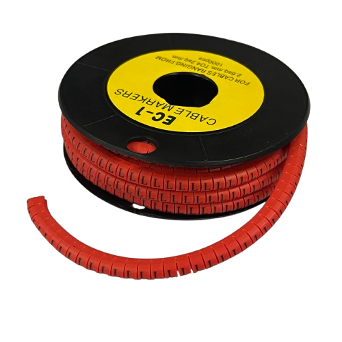 Grippes Cable Marker Red L - 1000pcs roll designed for efficient cable management and organization