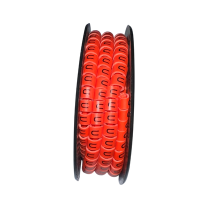 Grippes Cable Marker Red - U on a roll for easy cable management and organization