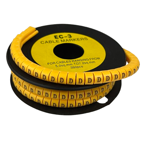 Grippes EC-3 cable marker 350PCS on a spool for organizing cables from 5.0mm to 28mm