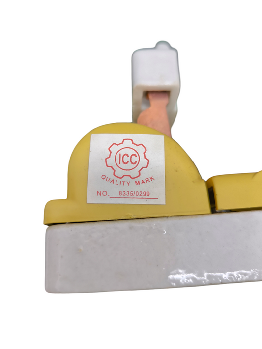 Taiyou Knife Switch 30A 3 Pole with ICC Quality Mark close-up on switch component