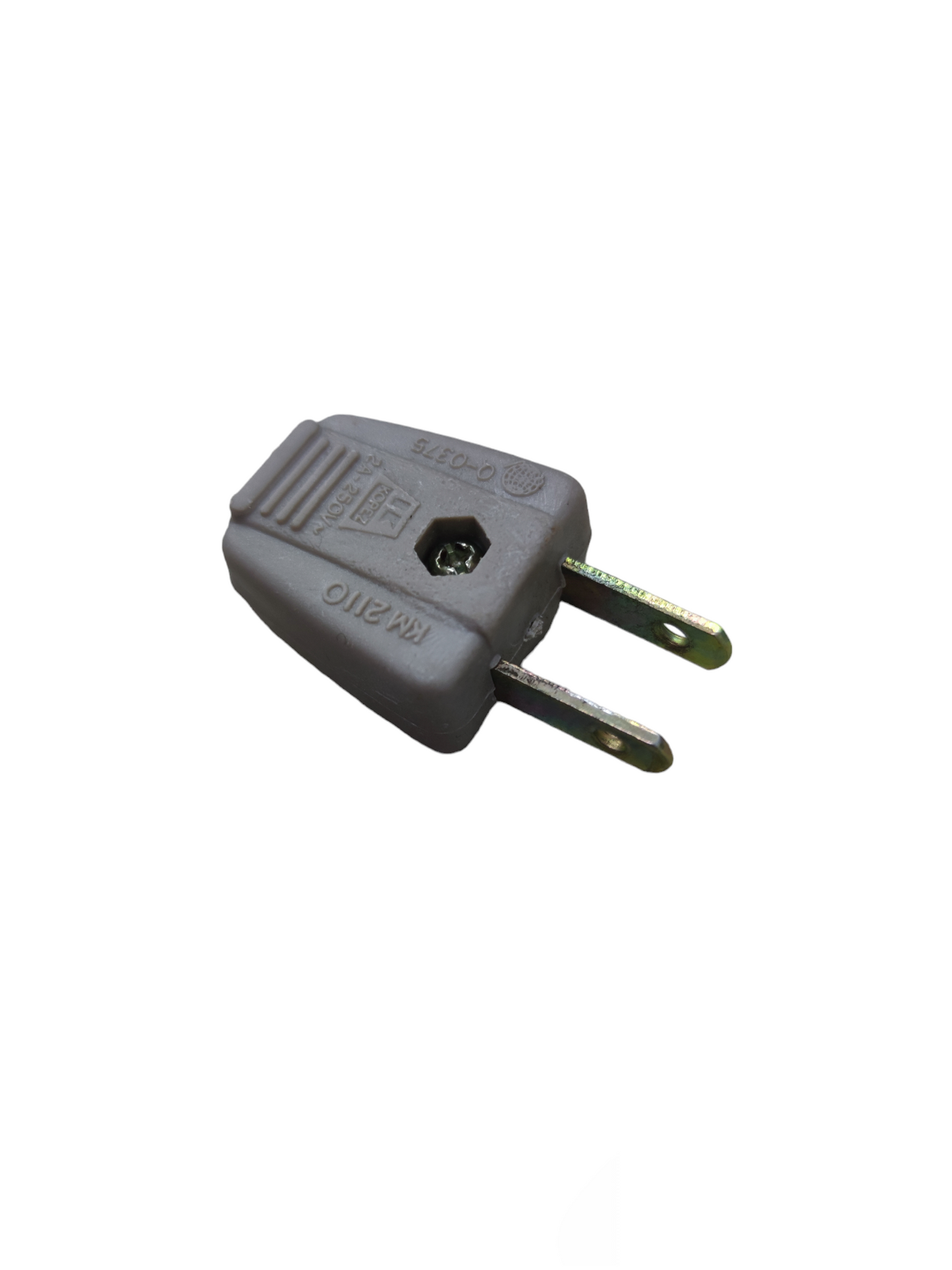 Kopez 2A 220V electrical plug in gray for power points switches and plugs