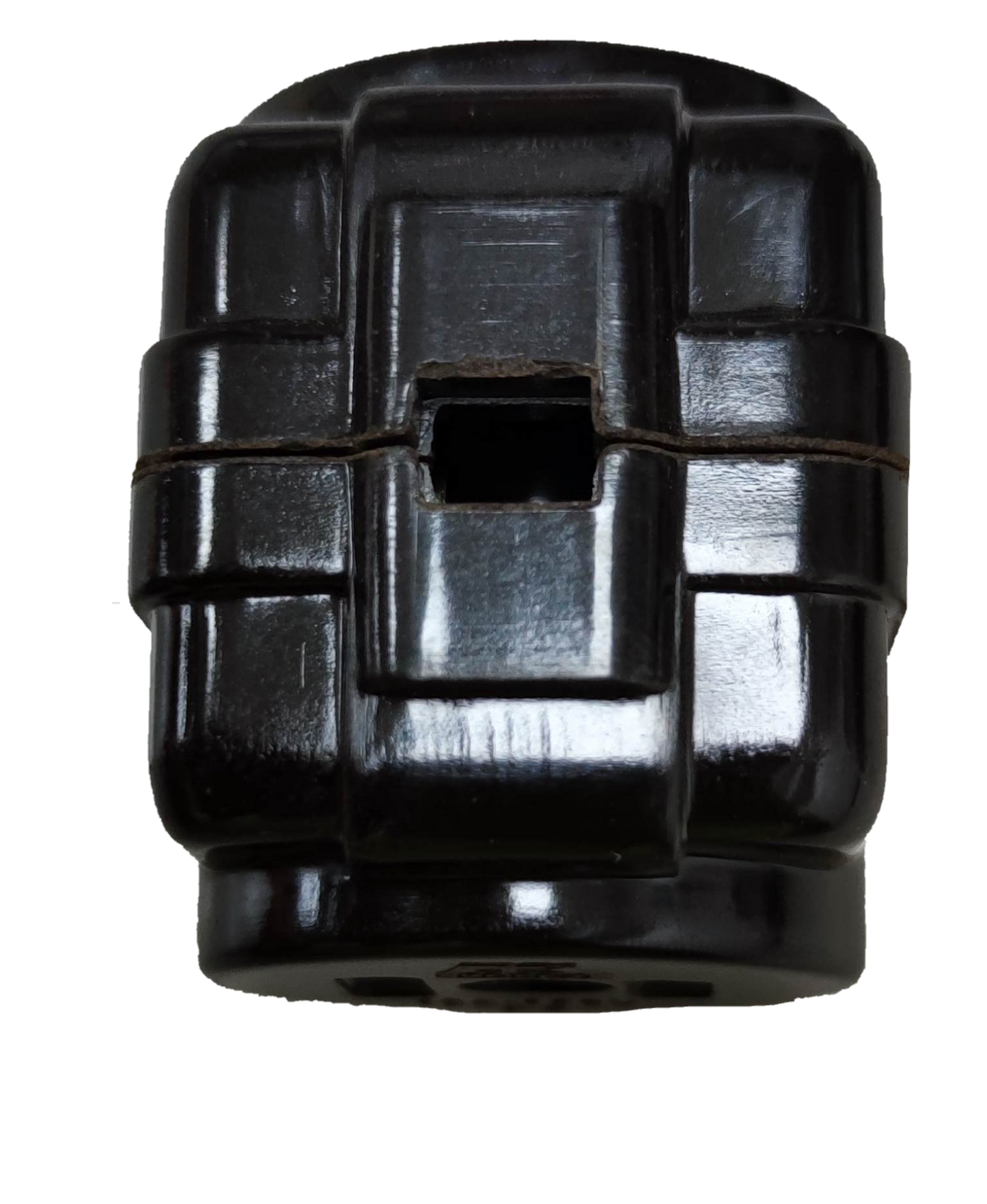 Kopez black 3 gang cube cord connector electrical circuitry part for cable management