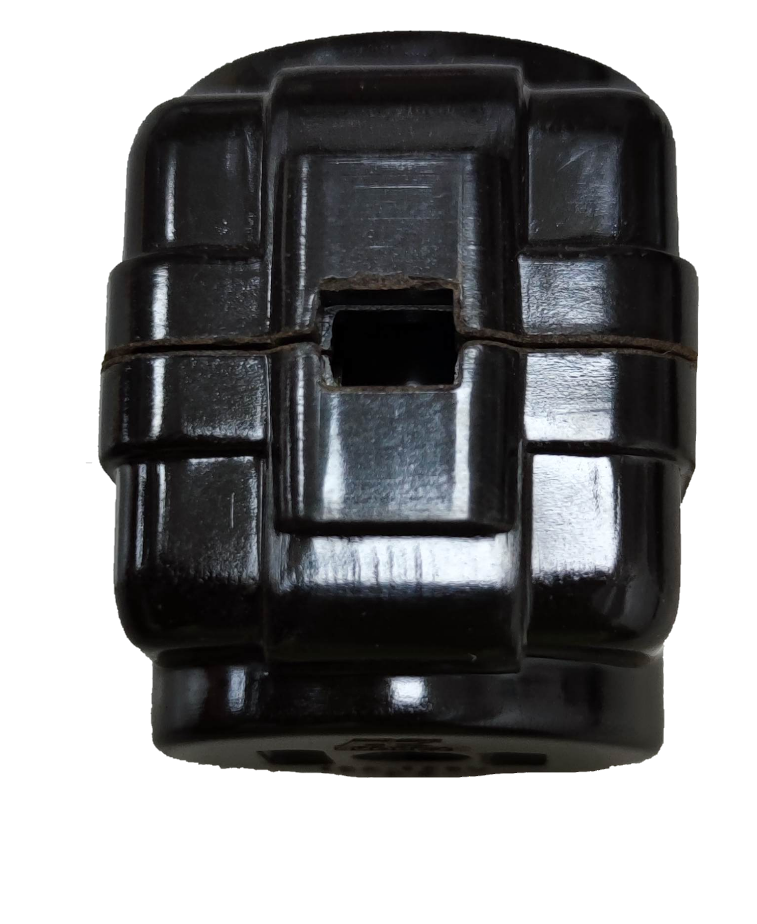 Kopez black 3 gang cube cord connector electrical circuitry part for cable management