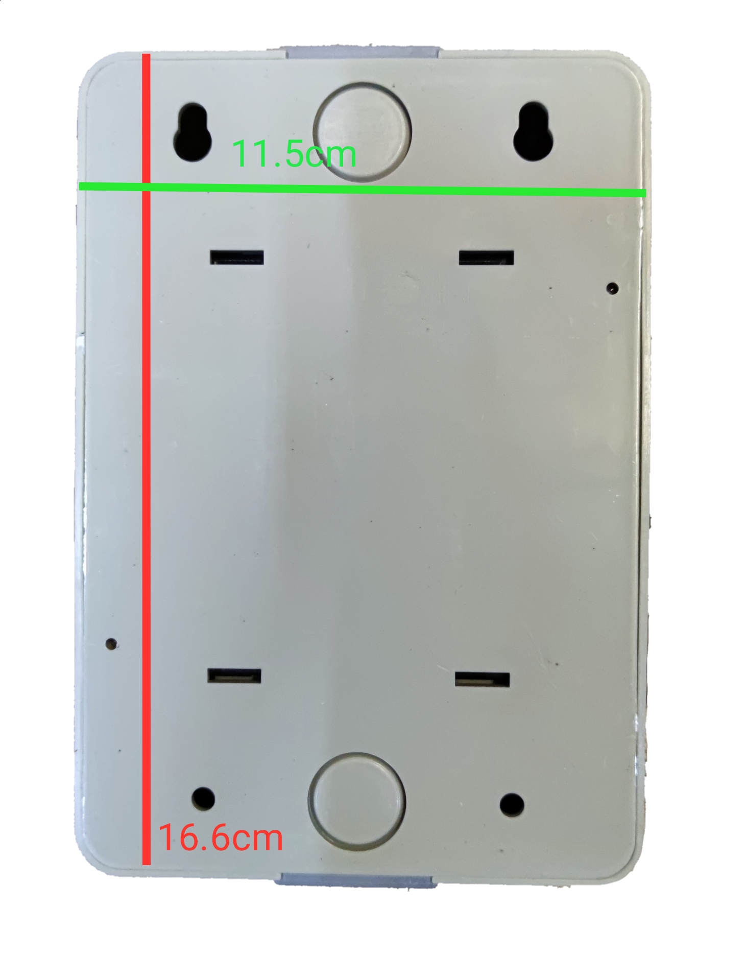 White electrical enclosure box for 15A 3 pole circuit breaker with enclosure by Electx Electrical Supply