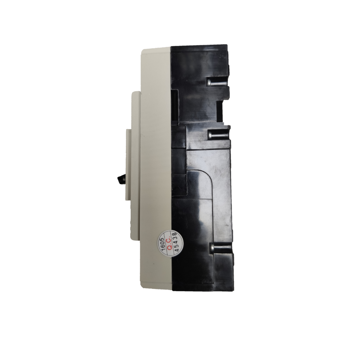 Koten 2 pole MCCB 220V 50KAIC circuit breaker with a sleek black and beige design for reliable electrical protection