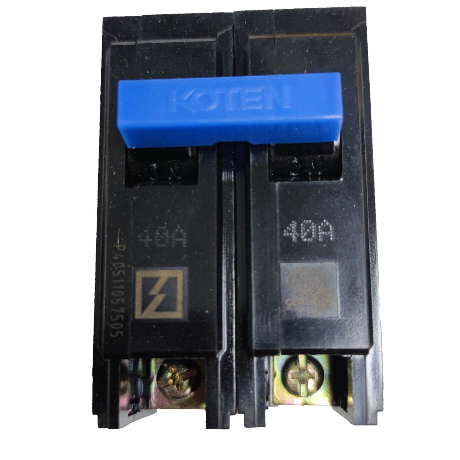 Koten 40A 2 pole circuit breaker Plug in with dual terminals for reliable electrical protection